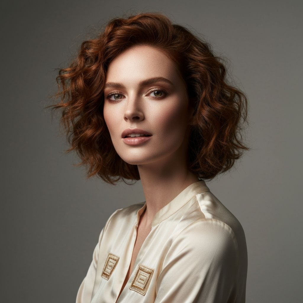 Elegant studio portrait